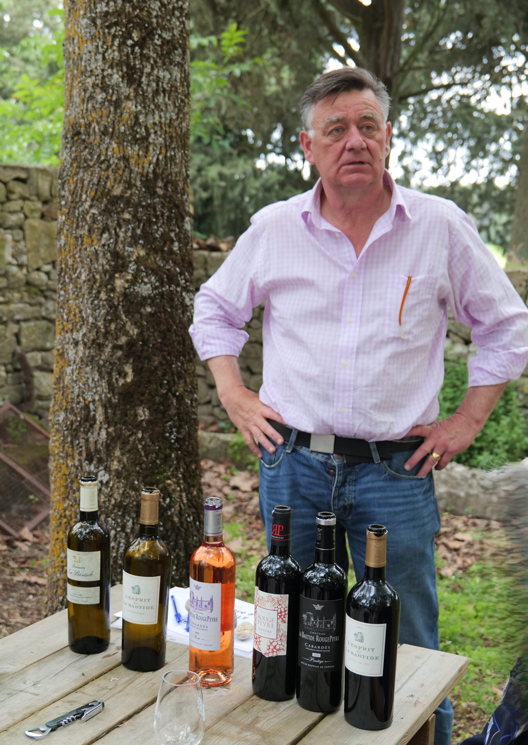 dégustation à la bastide rougepeyre